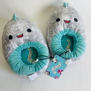 Squishmallows Plush Full Body Step In Slipper Cute Green Dino Dinosaur Size 13-1